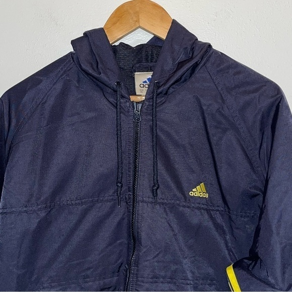 Adidas Men’s Zip Up Jacket with Hood Size Extra Large - Picture 2 of 10
